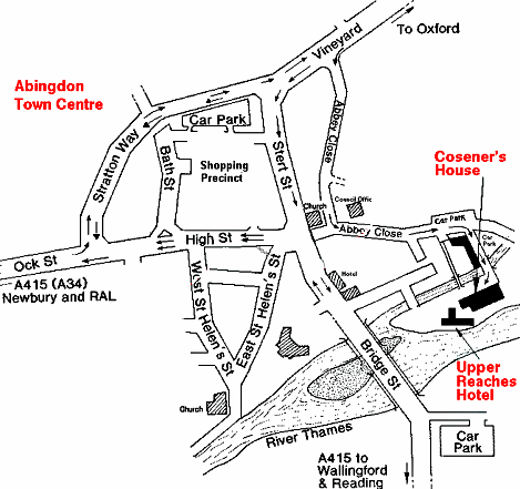 Abingdon map